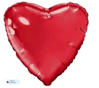Шар (30''/76 см) Сердце, Красный, 1 шт. в уп. (250), 755877 Красный - фото