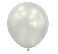 Шар латексный Sempertex (18''/46 см) Устрично-белый (806), шелк, 1 шт.(3), Воздушные шары Белый - фото