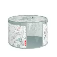 Кофр для хранения, круглый, 33*20 см, BOTANIC VAL BT-CB-R Голубой - фото