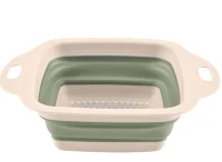 Дуршлаг пластиковый складной прямоугольный, 29x21.8x8.5 см ATMOSPHERE of art, арт. AT-K3232  - фото