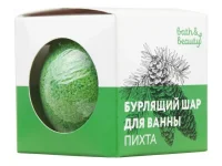 Бурлящий шар д/ванны Пихта 110г bath&beauty арт.11-675 (36)  - фото