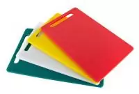 Доска разделочная с ручкой, полиэтилен, 40*25*1см, красная YZ-H4025R Красный - фото