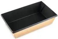 Коробка карт. 120*200*55 OneClick bottom 800/w (крышка OneClick lid  800/0, 800/20) ,BLACK, 1/50 (30 Черный - фото