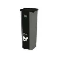 Банка для сыпучих продуктов Sugar&Spice Black квадратная 1,9л, с гибкой крышкой, SE168610621 (8) Черный - фото