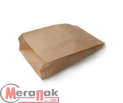 Пакет бумажный (140*60*250) корич. 1/200 Коричневый - фото