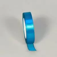 Лента тканная атласная 19мм*25Y бирюзовая  - фото