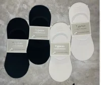 Следки женские TURKAN (силик задник, прозр сетка) р.36-41 арт. 1075  - фото