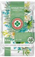 Грунт 2,5л Универсалъ "Скорая помощь" с удобрением АВА, арт. 00009454  - фото