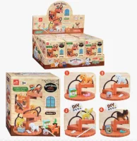 Набор питомцы "Лестница для щенков" в коробке, K19-A10 Коричневый - фото