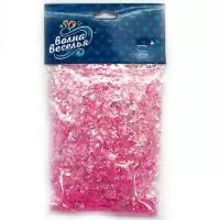 Конфетти фольга Блестки, Хамелеон, светло-розовый, голография, 20гр, артикул 6014712 Розовый - фото