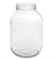 Стеклобанка 3000мл. д.82 винт, 1шт Прозрачный - фото