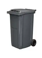 Бак для мусора 240л, серый, с крышкой (20.808.98 РЕ; 21.058.98 РЕ ) 34.C29 Серый - фото