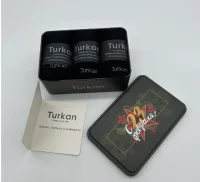 Набор подарочный Носки мужские Turkan в металл. банке ассорти, классичкие, М23Р   - фото