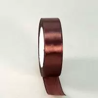 Лента тканная атласная 12мм*25Y Шоколад, арт. 0925-26/32, F014-12/32  - фото