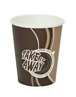 Стакан бумажный 350мл для горячего Take away 50шт, арт. 00000000260 Стакан бумажный 350мл для горячего Take away 50шт, арт. 00000000260 Коричневый - фото