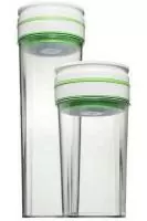 Набор пластиковых контейнеров, 2 шт (1+1,18л) COMBOEZ СК009D Прозрачный - фото