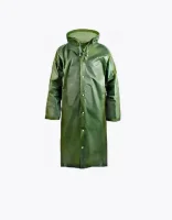 Дождевик-плащ EVA, зеленый, на кнопках, 110 мк, Komfi, EVA005G  - фото