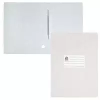 Офис-папка скоросшиватель лакированный 233*30*315 мм, белый Белый - фото