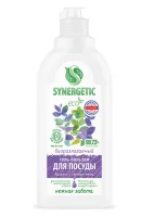 Гель-бальзам д/мытья посуды и детских игрушек 0,5л "Synergetic" Базилик и свежая мята (14) 103059  - фото