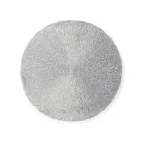 Салфетка сервировочная на стол Доляна «Соломка», d=38 см, 1 шт, цвет серебряный, 5130325 Серебро - фото