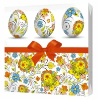 Салфетки Bulgaree Green 33*33 3-сл А20 Пасха Микс - фото