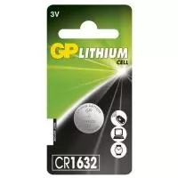 Батарейка GP Lithium, CR1632, блистер 1 шт CR1632-7CR1   - фото