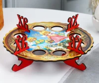 Пасхальная подставка на 8 яиц "Дети- Ангелы", 19,5×19,5 см 3088400  - фото