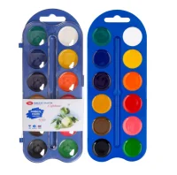 Краски акварельные "Я - Художник!", медовые, 12 цветов, круглые кюветы, 227421538, 192618 Разноцветный - фото