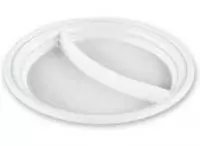 Тарелка 2-секционная белая, 205 мм, 10 шт Белый - фото