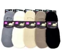 Следки женские TURKAN однотон., мех куницы, арт. 2610-3A Микс - фото