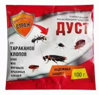 Дуст от тараканов и клопов "Бдительный страж", 100 грамм  - фото