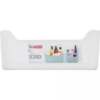 Корзинка 240*170*90 3,1л  универсальная SCANDI (белый), арт. 433222616, арт. 433222628  - фото