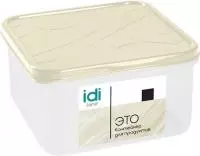 Контейнер для продуктов "Asti" прямоугольный 1,05л (светло-бежевый), арт. 221100225/01  - фото