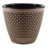 Кашпо "Ротанг" (2,25л.) Цв. Мокачино, (Арт. КШ-9715) Мокко - фото