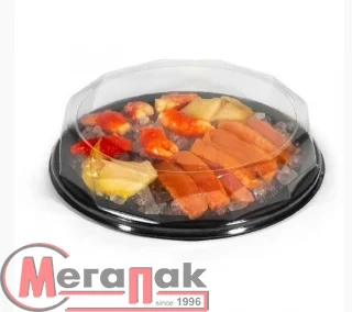 Комплект КД-515 Д20 ПЭТ (Контейнер КД-515  черный (дно) + крышка Р КД-515) шт Черный - фото