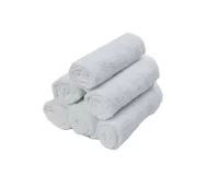 Салфетка махровая, гладкокрашеная, 30*30, 380 г/м2, цвет:024-белый, арт. ВТ 30-30Г Белый - фото