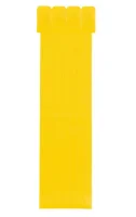 Набор закладок для книг 7*370мм (ляссе с клеевым краем), ArtSpace, 08шт., желтый ЗКПВХ_48558 Желтый - фото