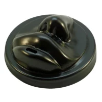 Крышка д/стакана Губы 80 мм ЧЕРНАЯ 1/50, арт. CLIPB-80 Черный - фото