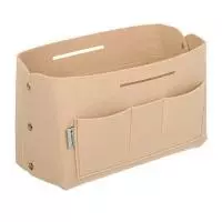 Органайзер для хранения из фетра, 28*13*16,5 см, 6л,  цвет бежевый /24/6 66530 QWERTY Бежевый - фото