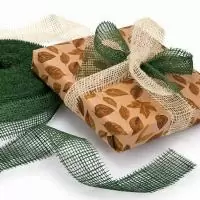 Лента п/э из джута DECO JUTE BIANCO Белый - фото