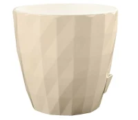 Кашпо Соло "RUBY" (3л.) Цв. Кремовый, (Арт. КШ-9207) Кремовый - фото