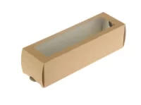 ТЦ25штКоробка карт с окном д/печенье ECO MB 6 Бежевый - фото