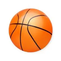 Мяч надувной PVC "Баскетбол" 22,5 см., 60 гр. (цвет микс), 00-3965 Разноцветный - фото