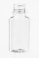 Бутылка 0,100л прозрачная d28мм, 10шт Прозрачный - фото