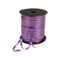 Лента цв. c з/п 0,5см*250ярд  LN581K фиолетовая (5) Фиолетовый - фото