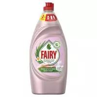 Средство для мытья посуды FAIRY Нежные руки Розовый Жасмин Алоэ Вера 900мл  - фото