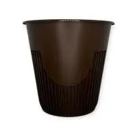 Стакан для горячего 250мл Д80 полипропиленовый 13шт (Коричневый)  Коричневый - фото