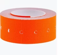 Этикетка 21*12 - 1 стр. КОМПЛЕКТ 5 рулонов по 700шт оранжевая Оранжевый - фото