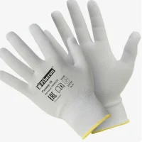 ПАРА Перчатки нейлоновые белые "Для сборочных работ" 10(XL) KNEL0101 Белый - фото