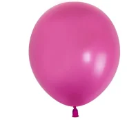 Шар латекс(1) (12''/30 см) Фуше (909), металлик, 1 шт.  - фото